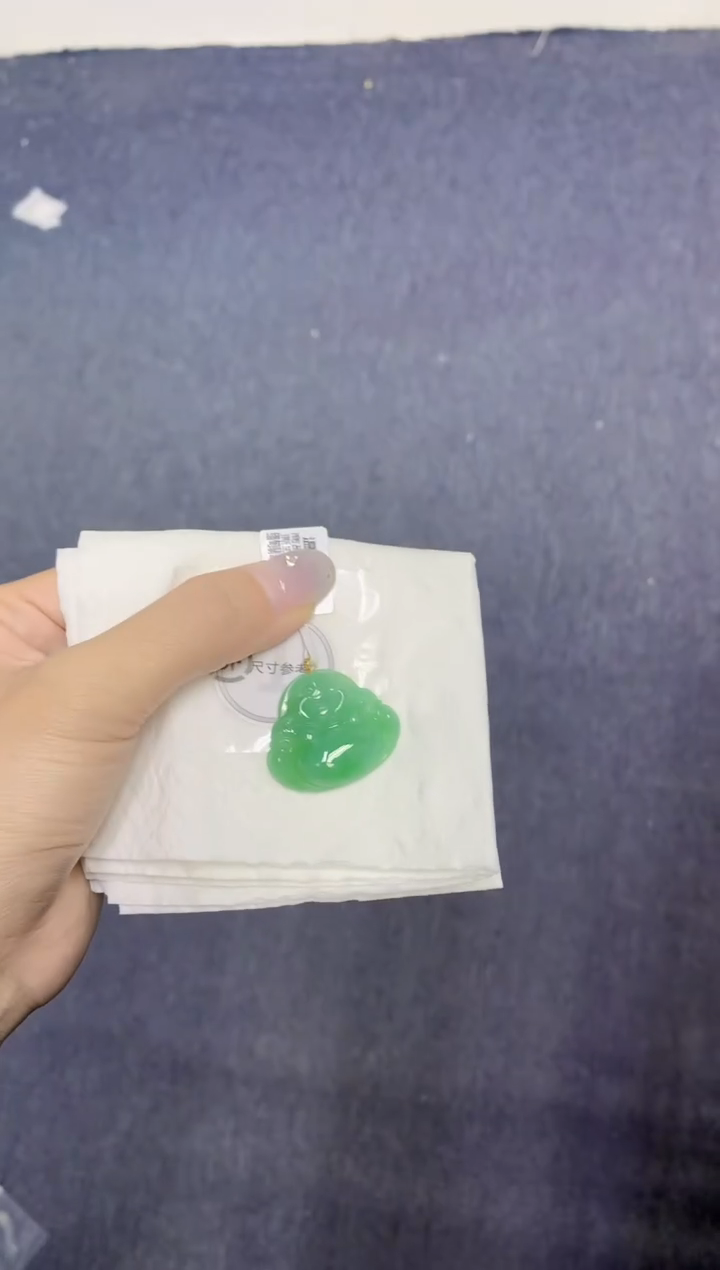 颈饰18K金镶嵌翡翠天然缅甸翡翠A货多样性发一件