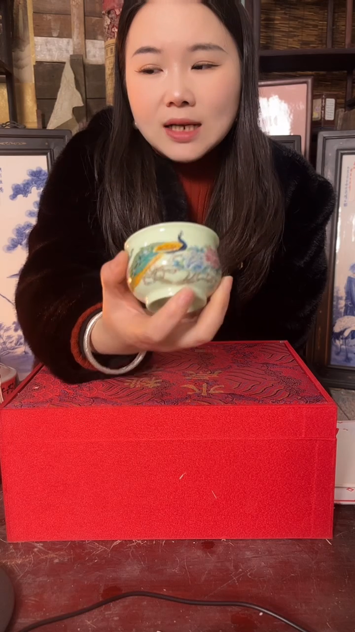 摆件陶景德镇陶瓷摆件M615