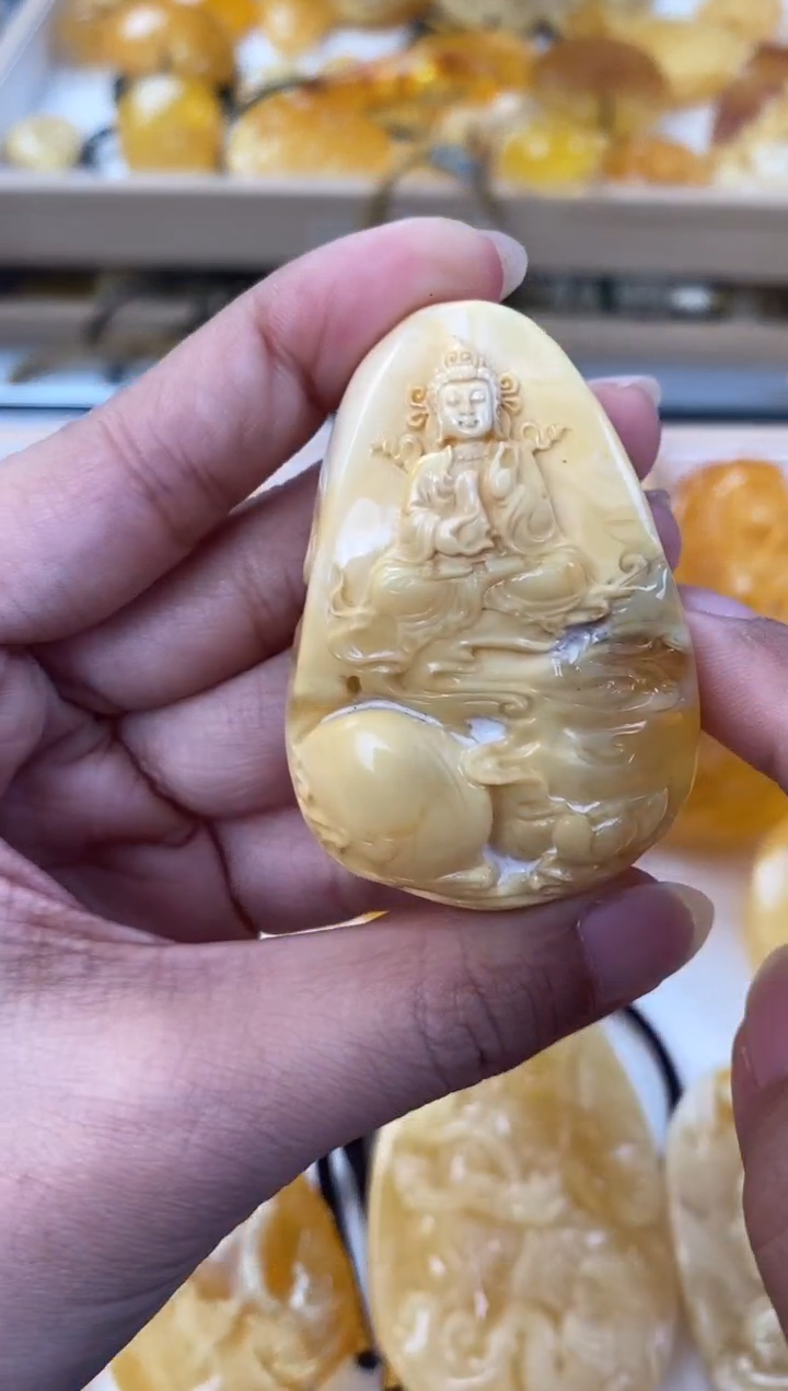 未镶嵌琥珀裸石天然琥珀蜜蜡