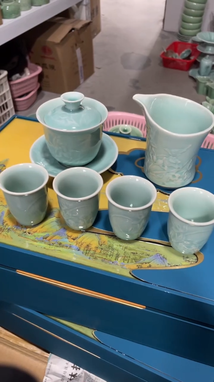 【闪购商品】一盖碗四杯一公道