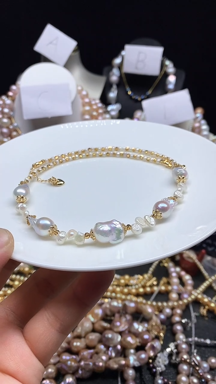 【闪购商品】淡水珍珠颈饰未镶嵌多人