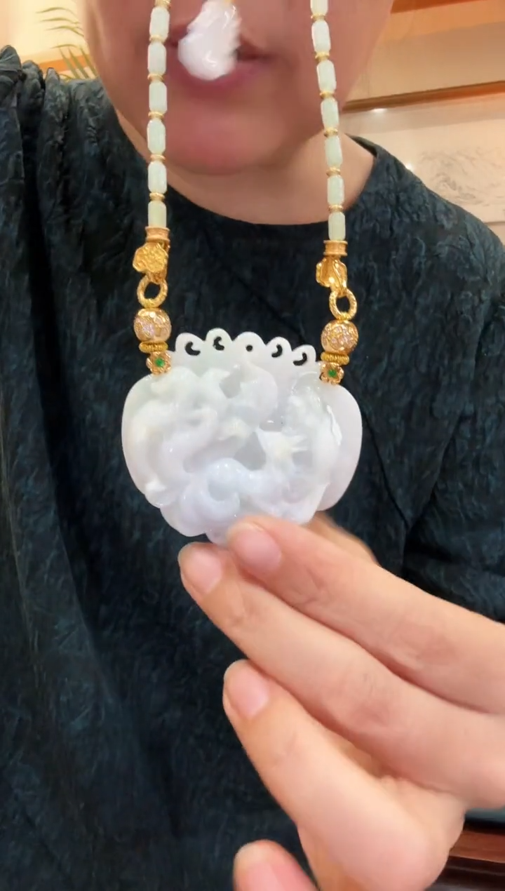 颈饰未镶嵌翡翠国风