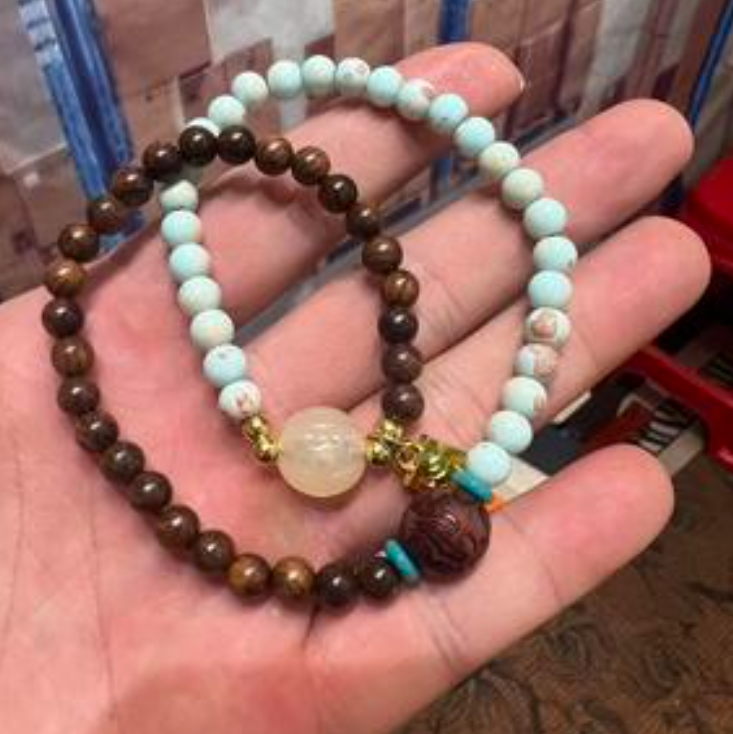 花梨双圈手串无礼盒S0024