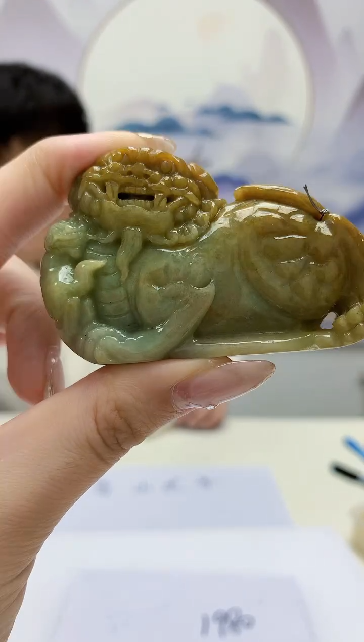 【闪购商品】定制翡翠未镶嵌4925jw-毛货摆件47