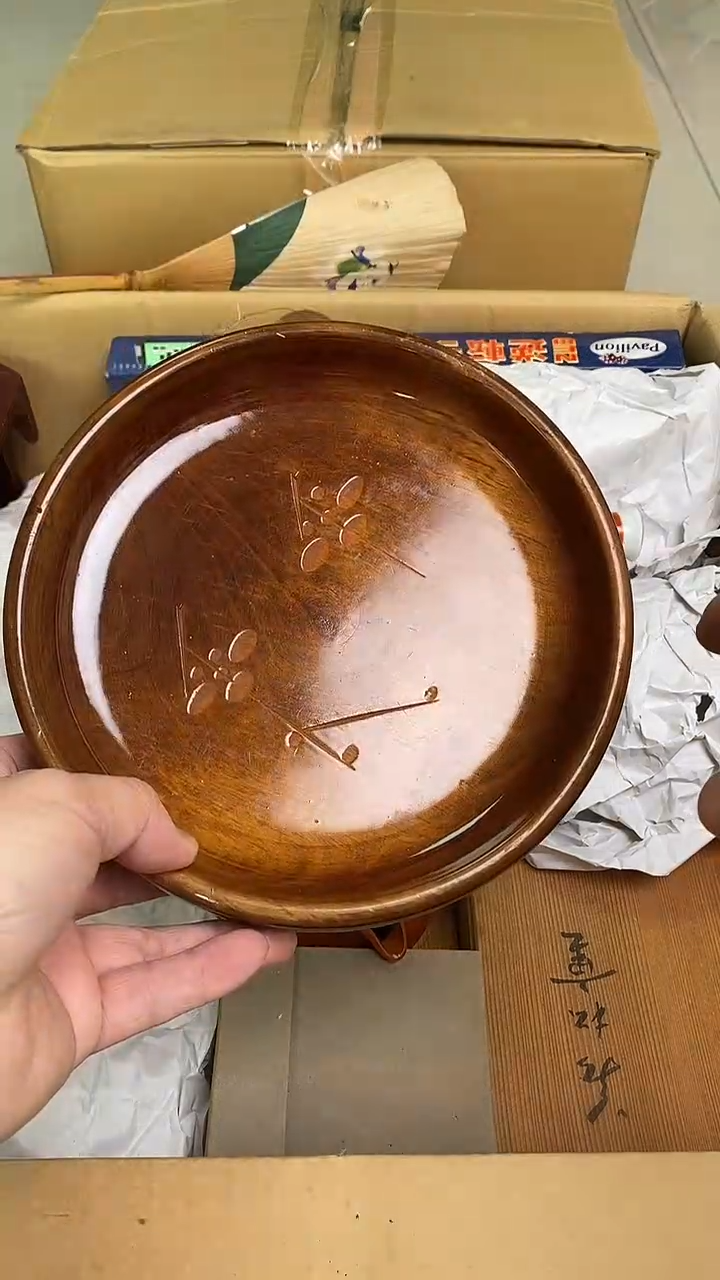 日瓷回流大木碗印花