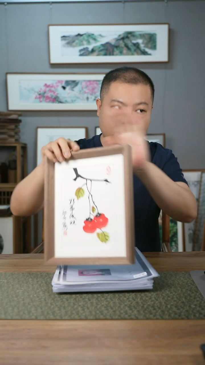 书法手书/绘同款作品-协会会员老师带框作品