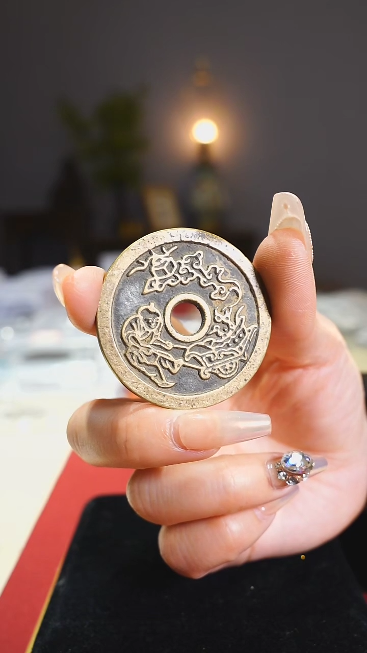 【闪购商品】铜顺风大吉满载而归4.5cm/0602