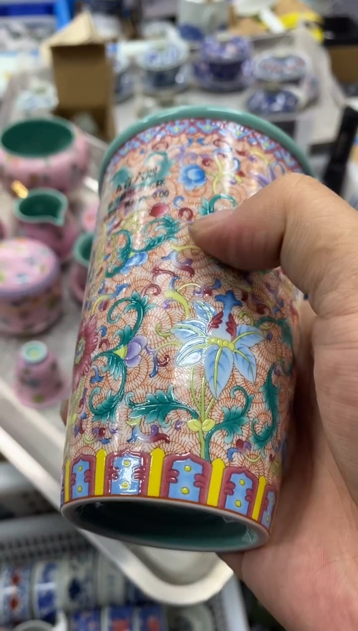 陶瓷景德陶瓷茶具可乐杯