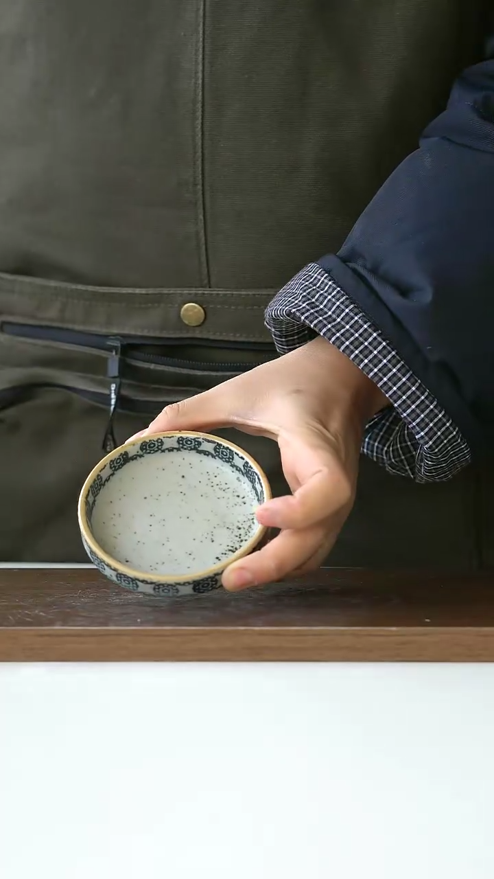 【闪购商品】陶瓷手绘绣球蘸料盘@4-2@