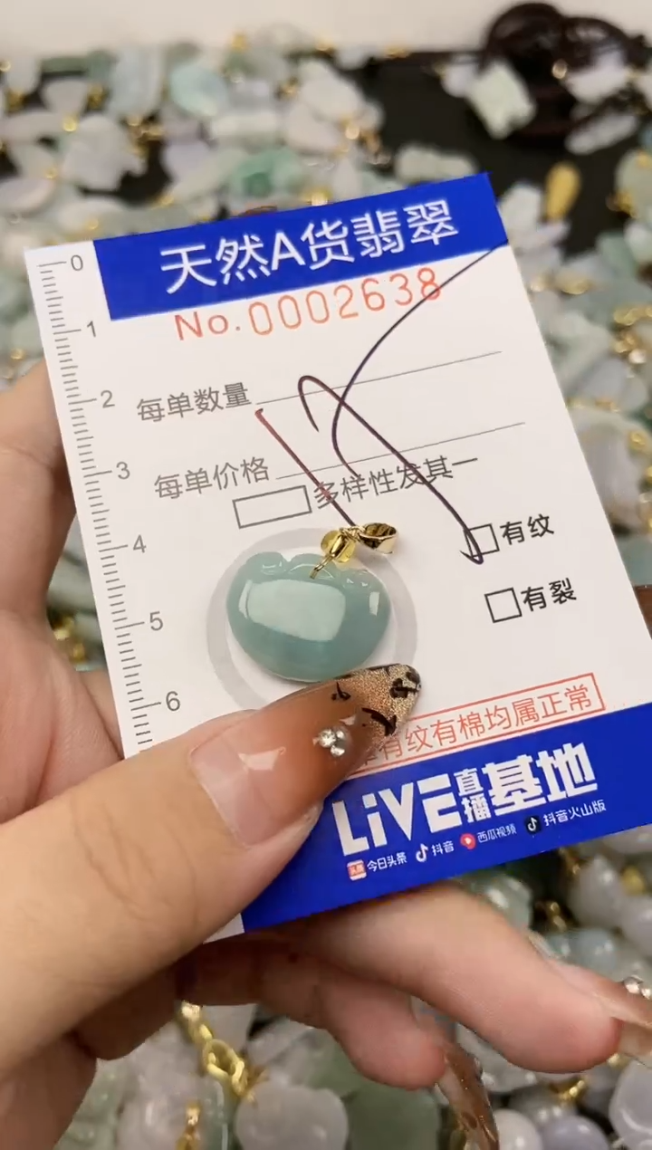 【闪购商品】翡翠颈饰未镶嵌天然A货翡翠