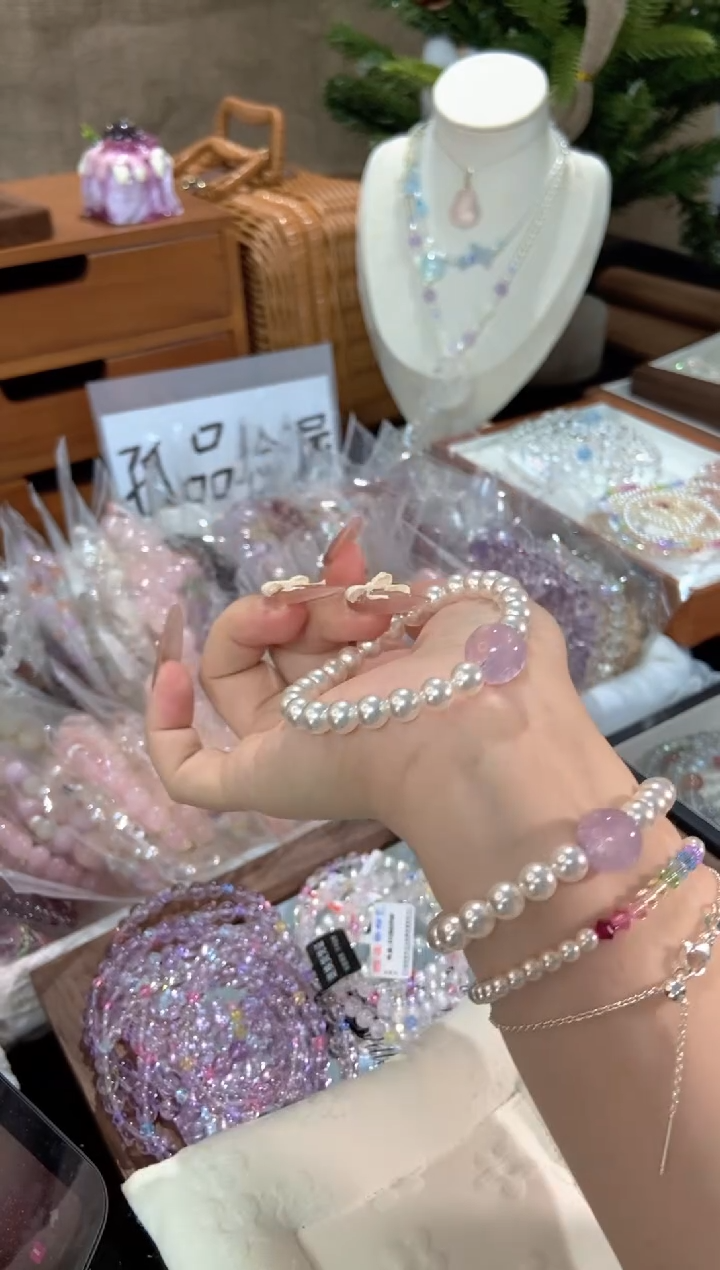 未镶嵌手串水晶孤品捡漏均匀瑕疵介意勿拍