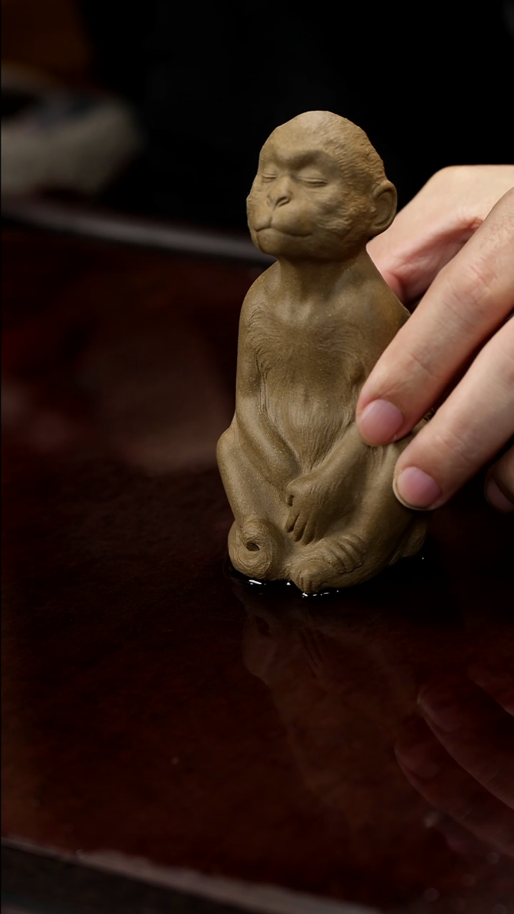 紫砂茶宠紫砂猴子