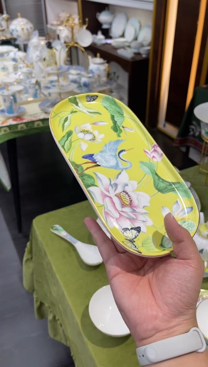 36%以上骨粉骨瓷9英寸椭圆盘