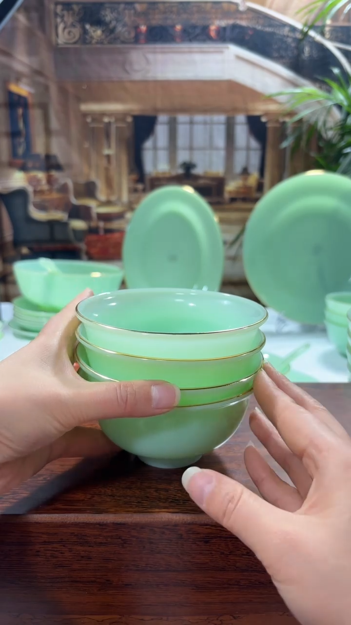 【闪购商品】...4.5英寸玉瓷碗4个口径11.5厘米