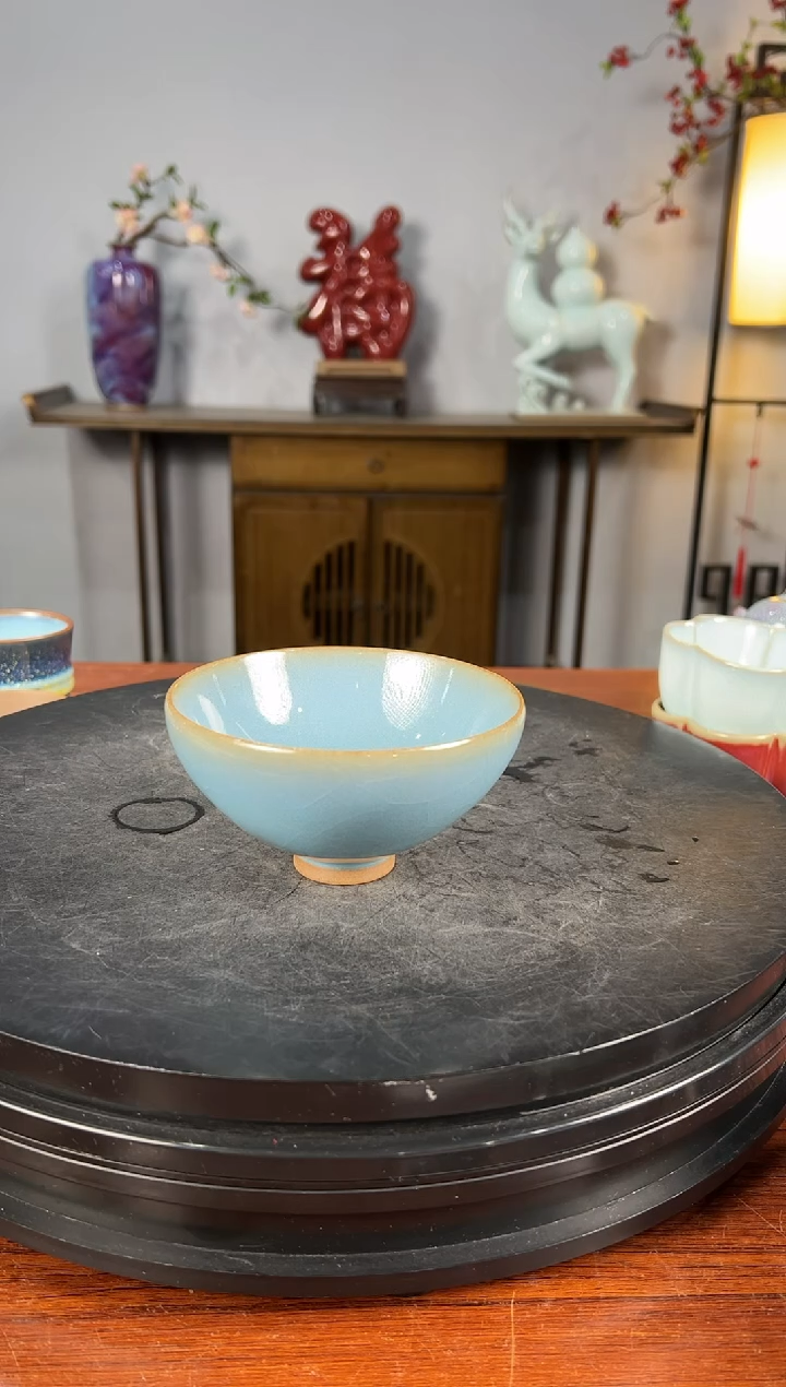 【闪购商品】瓷片大宋官窑钧瓷【鸡心碗】