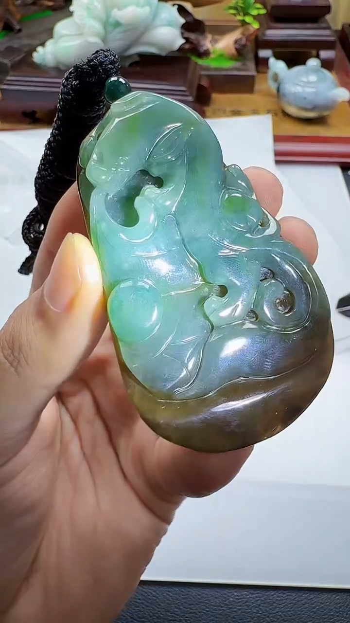 吊坠(不含链)未镶嵌翡翠1