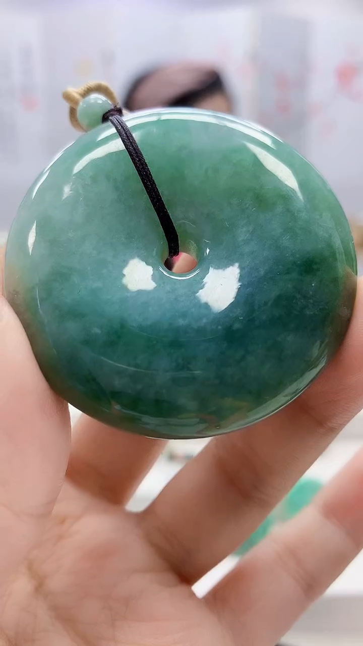 定制翡翠未镶嵌4852xx-毛货挂件165