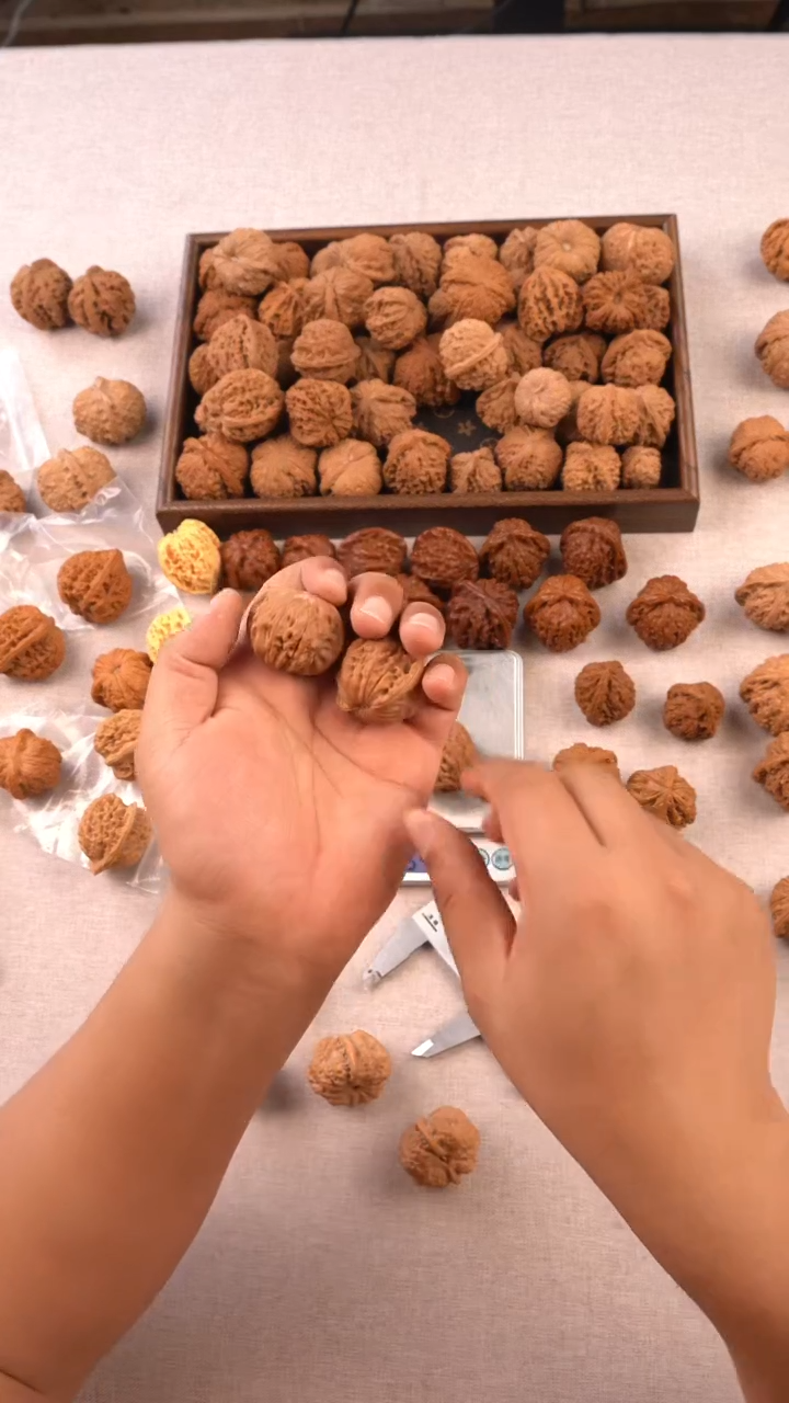 把件文玩核桃38磨盘