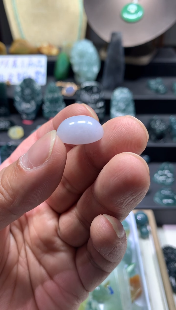 【闪购商品】翡翠吊坠(不含链)未镶嵌翡翠紫蛋面