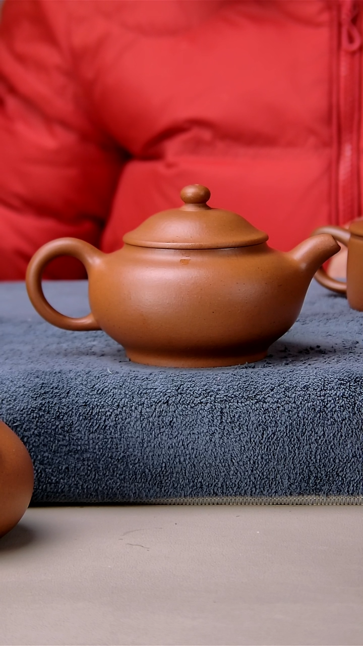 【闪购商品】紫砂茶壶潘壶老红泥190