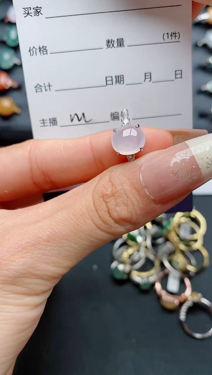 【闪购商品】翡翠戒指银S925镶嵌..............