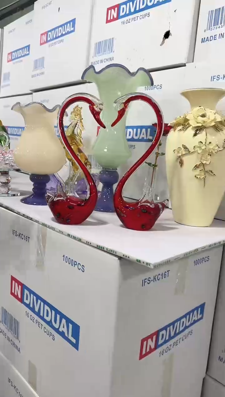 【闪购商品】无铅玻璃悠悠R-花器-10早一对