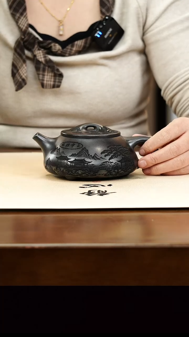 茶壶紫砂宜兴紫砂壶孤品