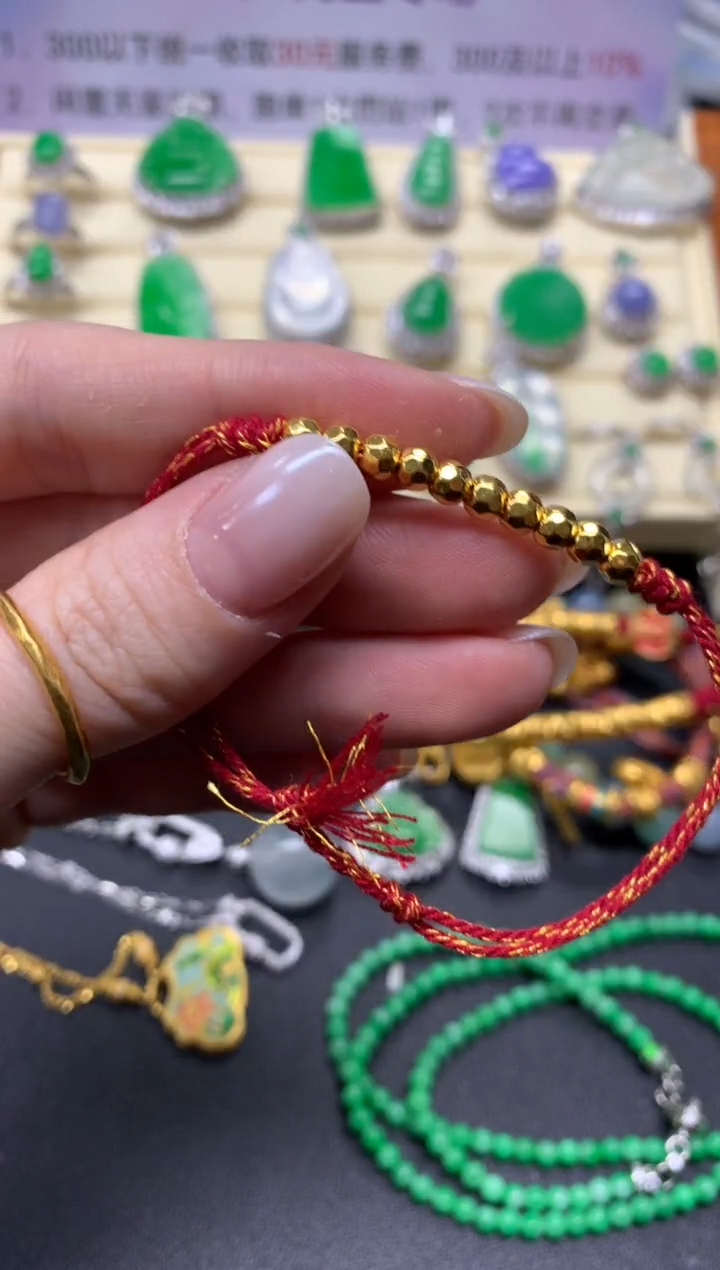 【闪购商品】定制足金手饰手绳|350