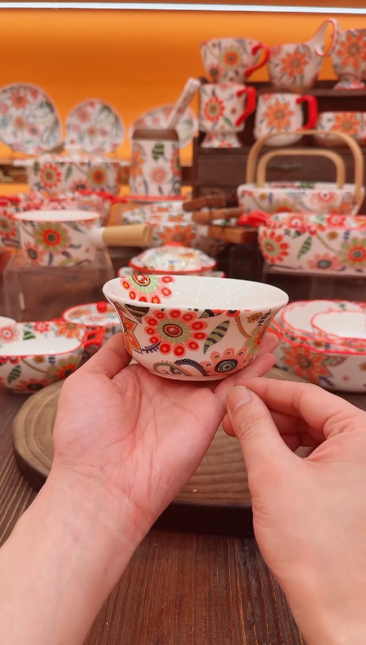 罐景德镇陶瓷炖盅烤盘碗陶瓷筷子