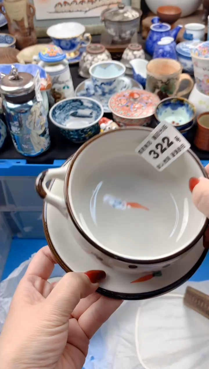 【闪购商品】瓷片322号九姑娘工艺品瓷器(盘子飞皮