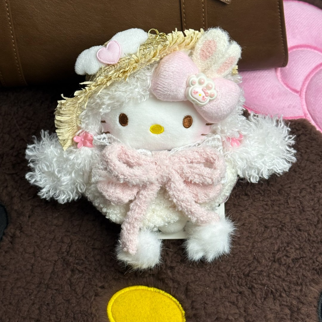 正版【绒绒小兔】kitty挂件情侣闺蜜款可爱包包挂件