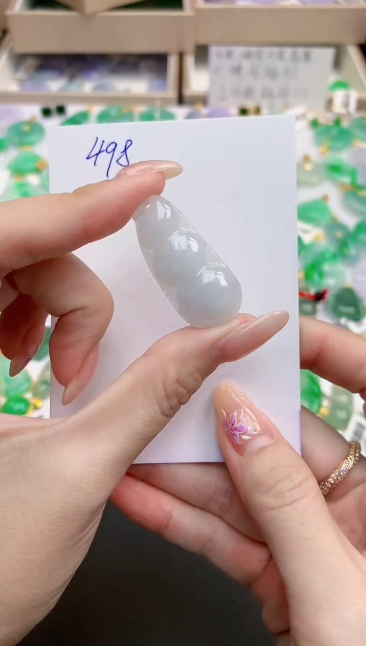 颈饰未镶嵌翡翠天然缅甸A货翡翠