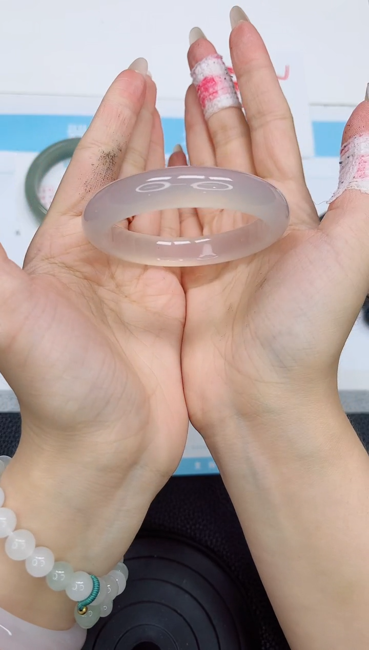 石英质玉手镯未镶嵌433-54.5