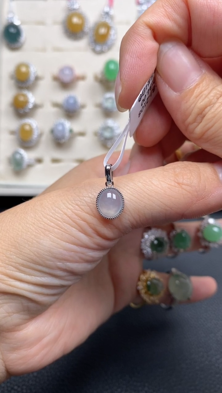 【闪购商品】翡翠戒指银S925镶嵌1111