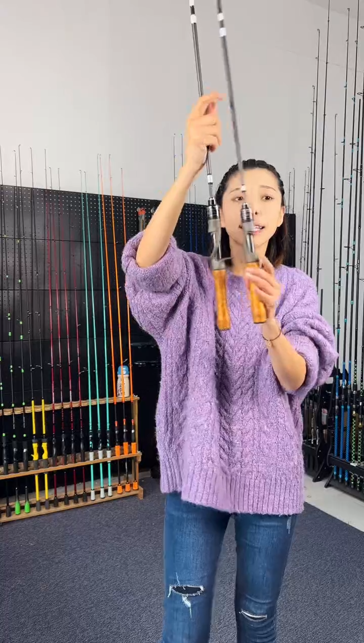 1.8m以下碳素150变180枪柄（瑕疵尾货竿，没有售后，介意勿拍）