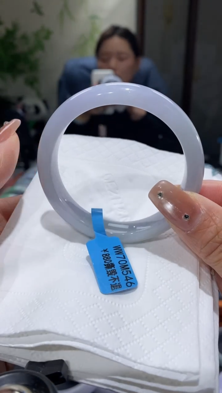 未镶嵌手镯翡翠圈口54.5