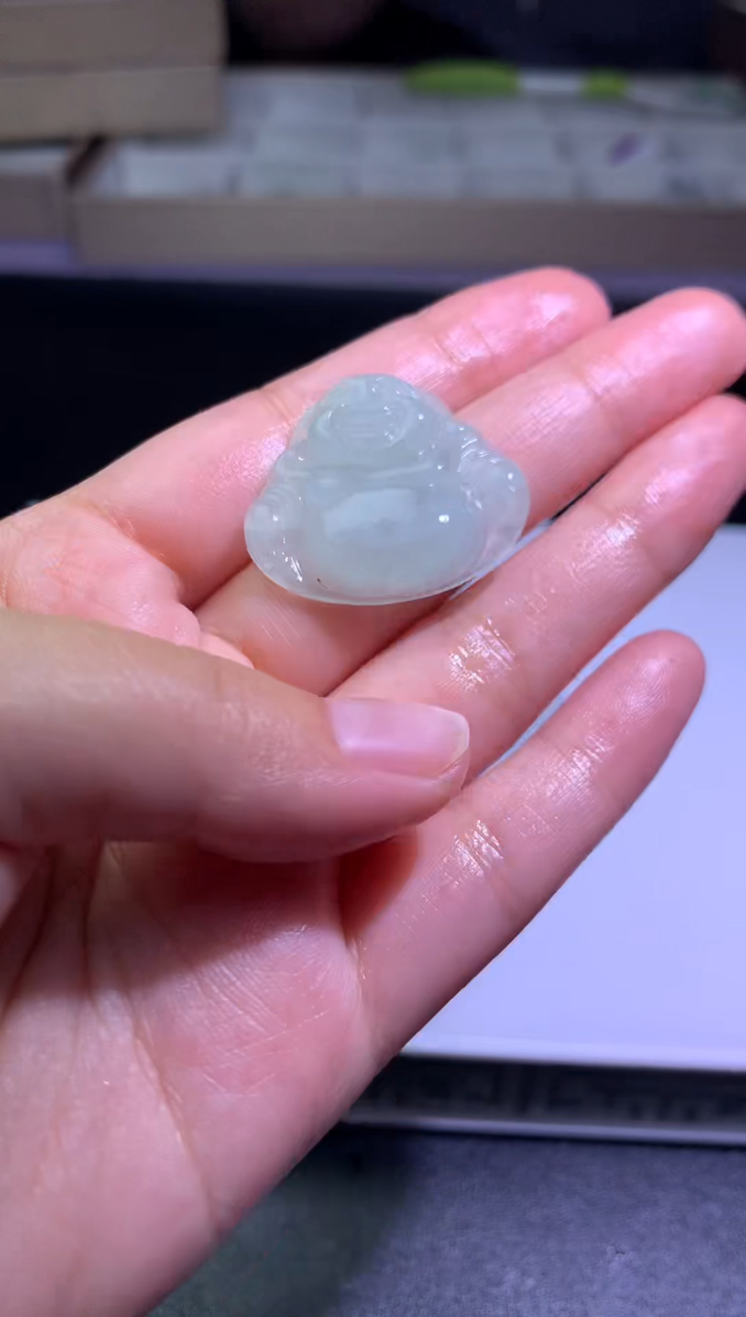 定制翡翠未镶嵌毛货