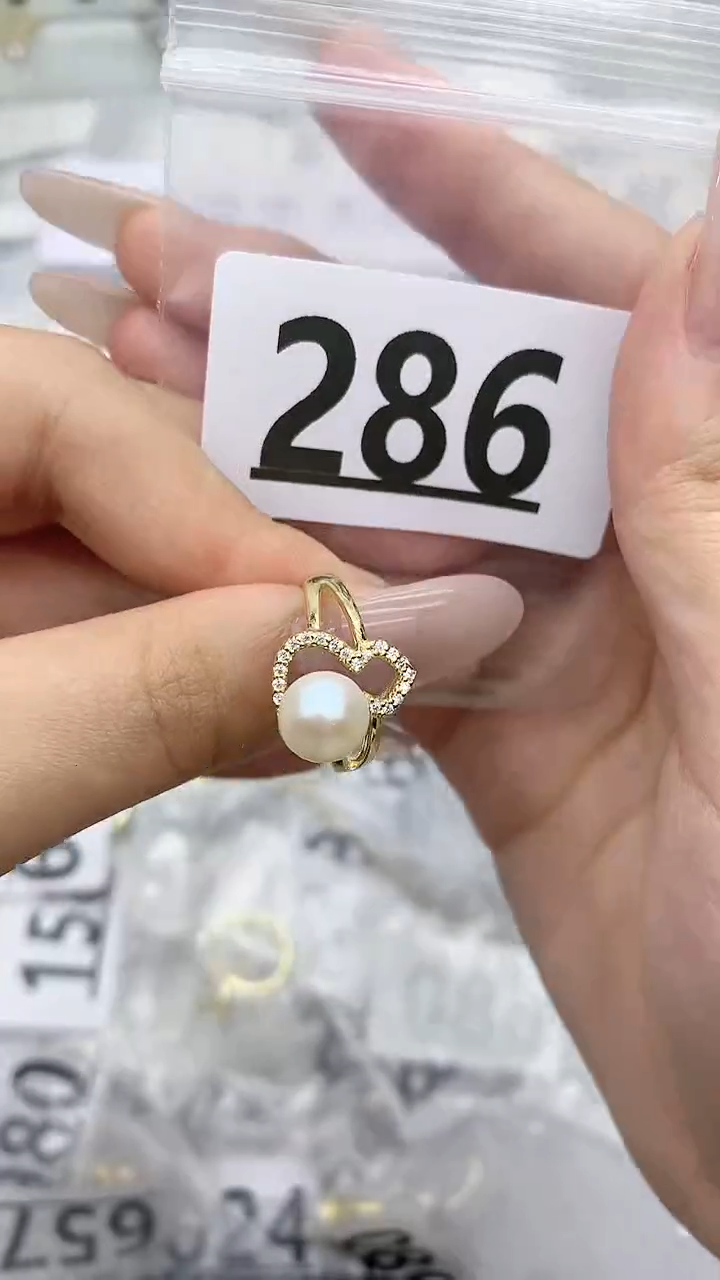 合金珠宝奇石淡水珍珠286