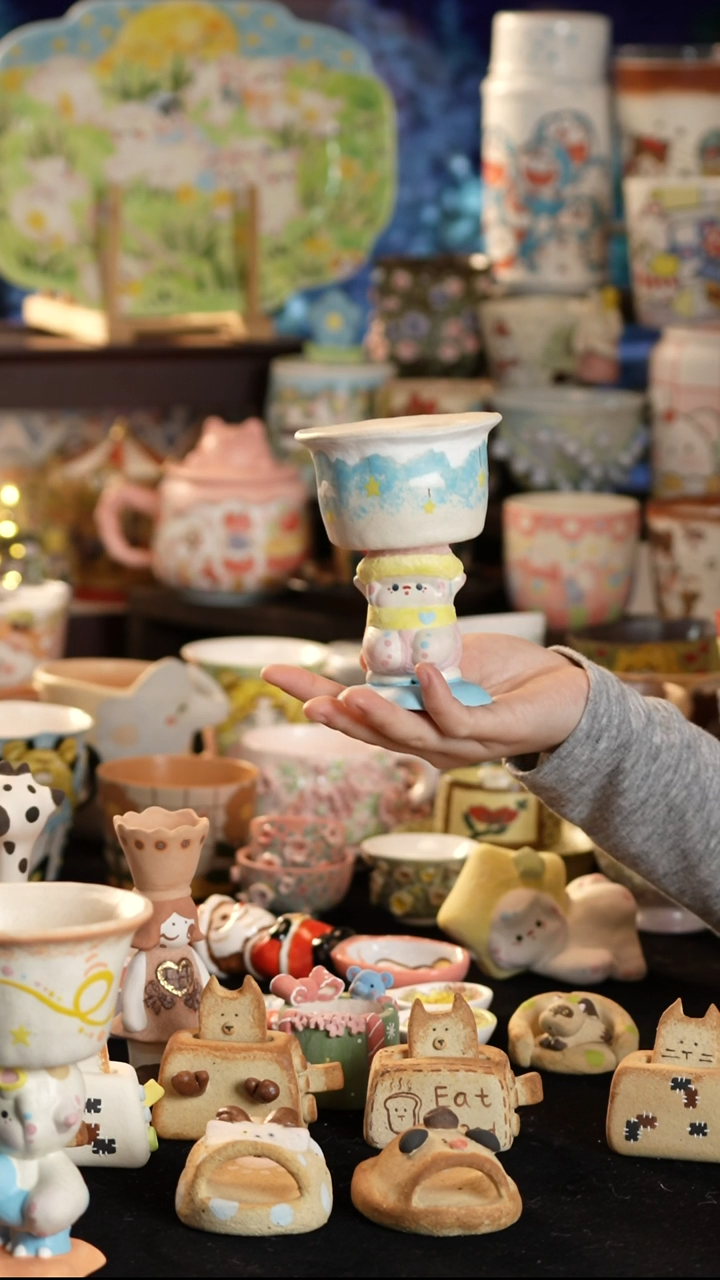 其他陶景德镇釉下彩手绘设计师款陶瓷