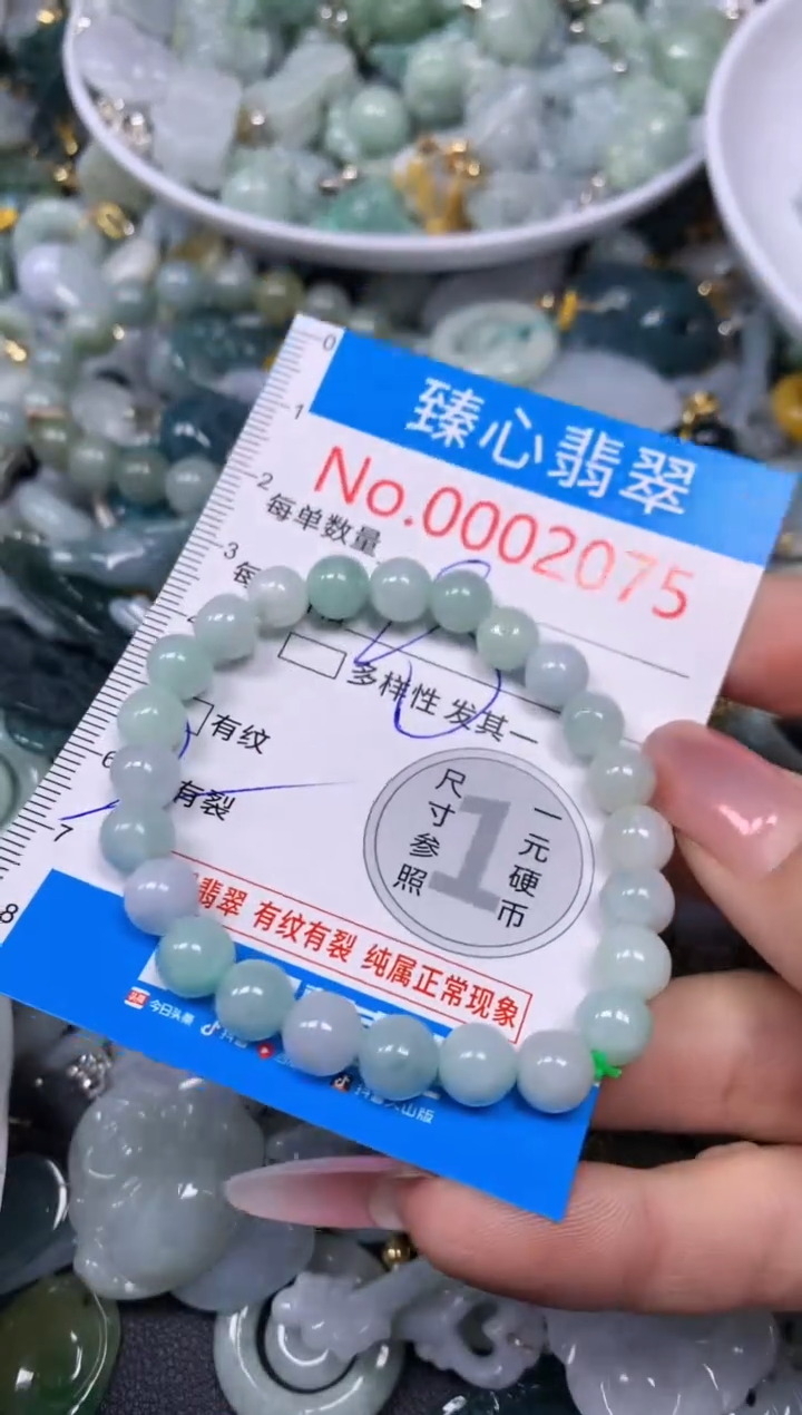 【闪购商品】翡翠颈饰未镶嵌含绳0002075