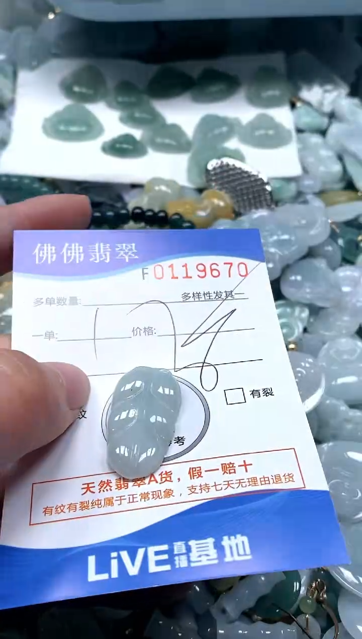 【闪购商品】翡翠颈饰未镶嵌闪购商品0119670