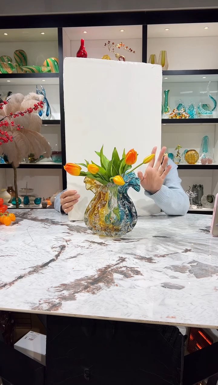 拼色钱袋花瓶 现货