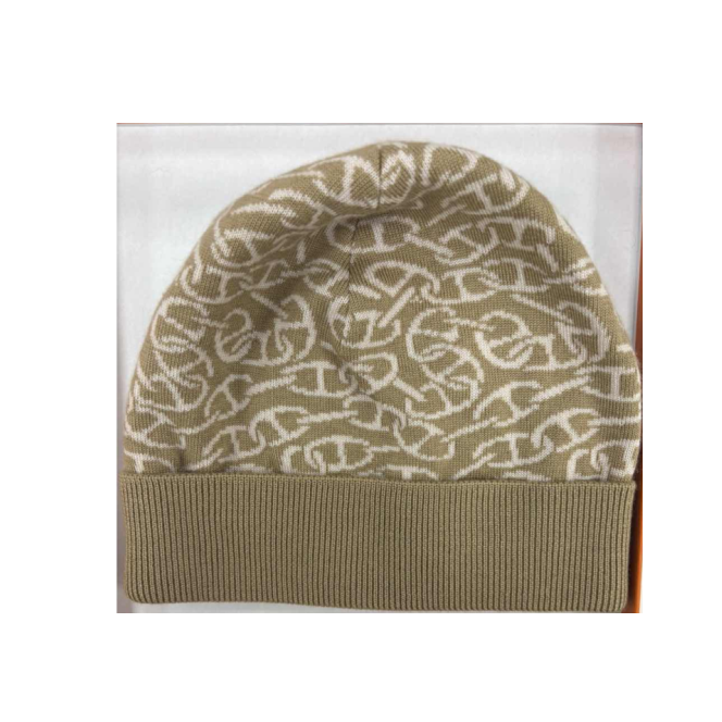 未使用 Hermes/爱马仕 汤/TP033221/ 帽子 猪鼻子 软帽 驼色
