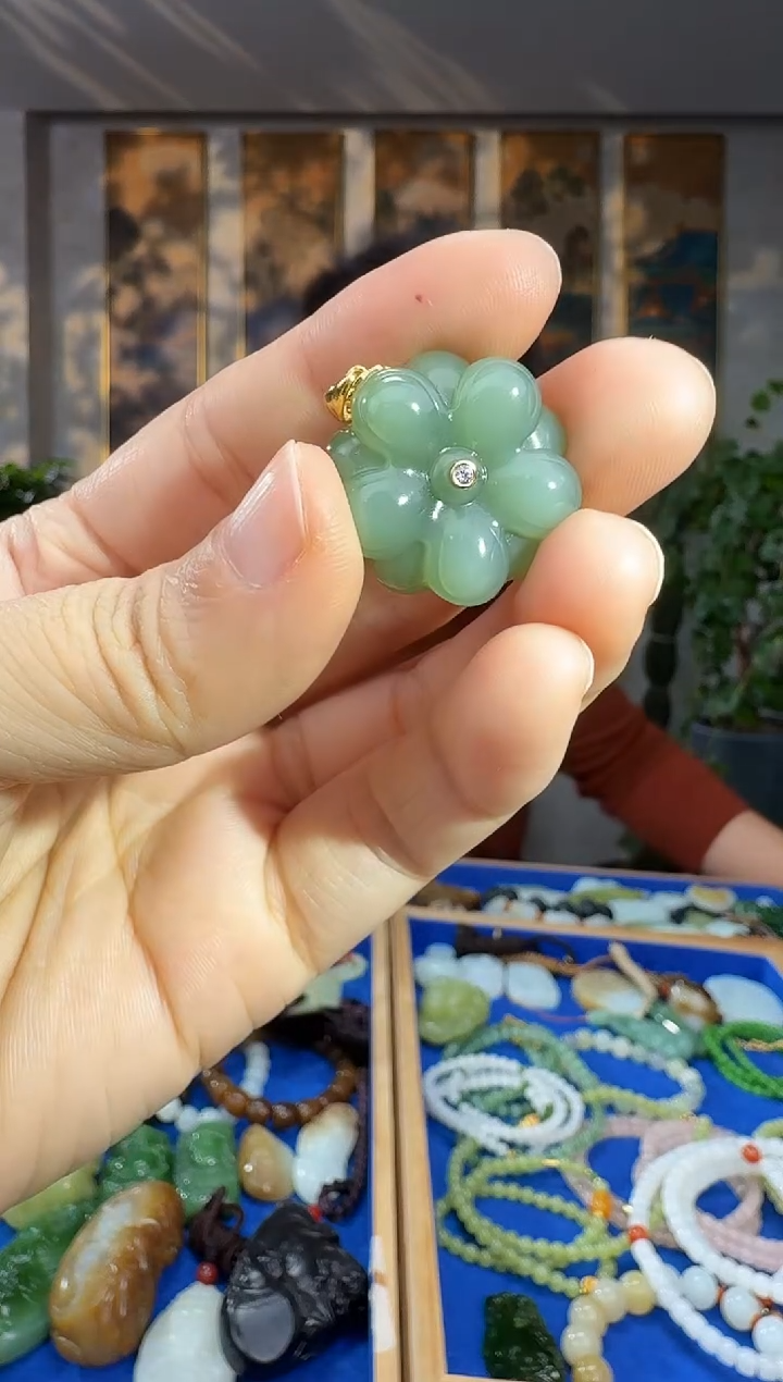 未镶嵌和田玉挂件拍一发一