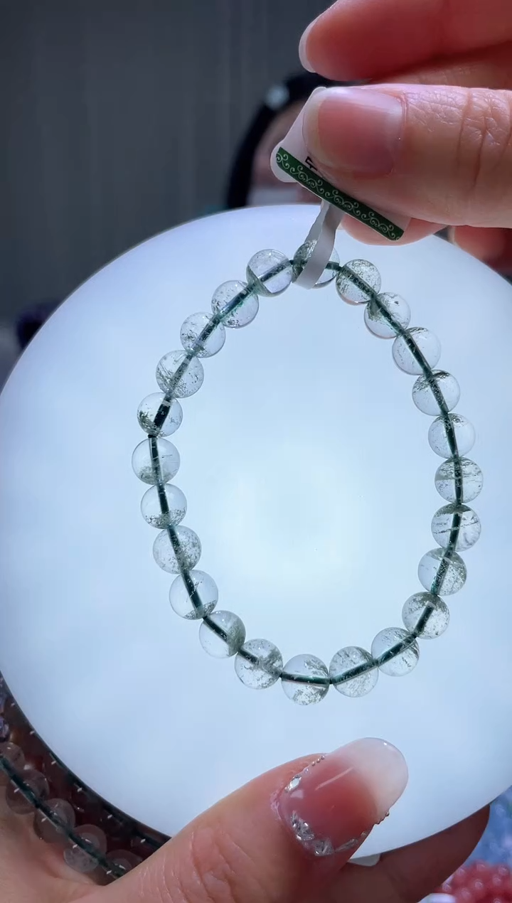 【闪购商品】水晶手串未镶嵌绿幽灵7+
