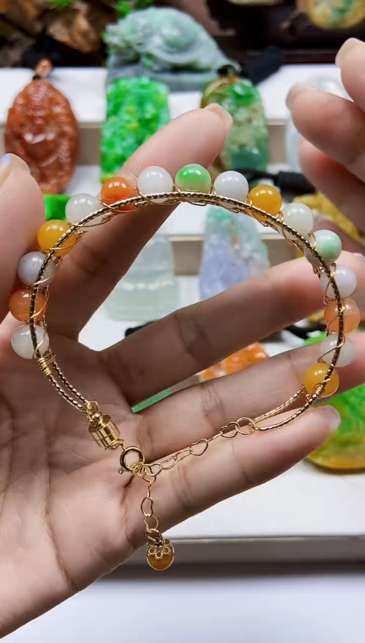 颈饰未镶嵌翡翠翡翠A货多样发