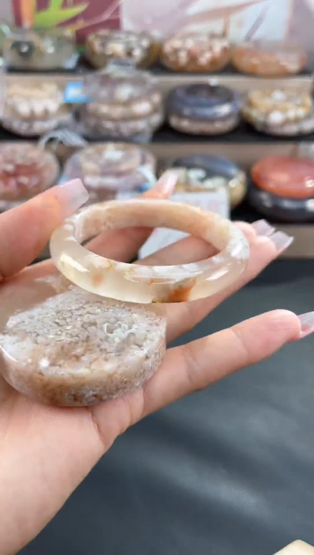 未镶嵌手镯石英质玉53