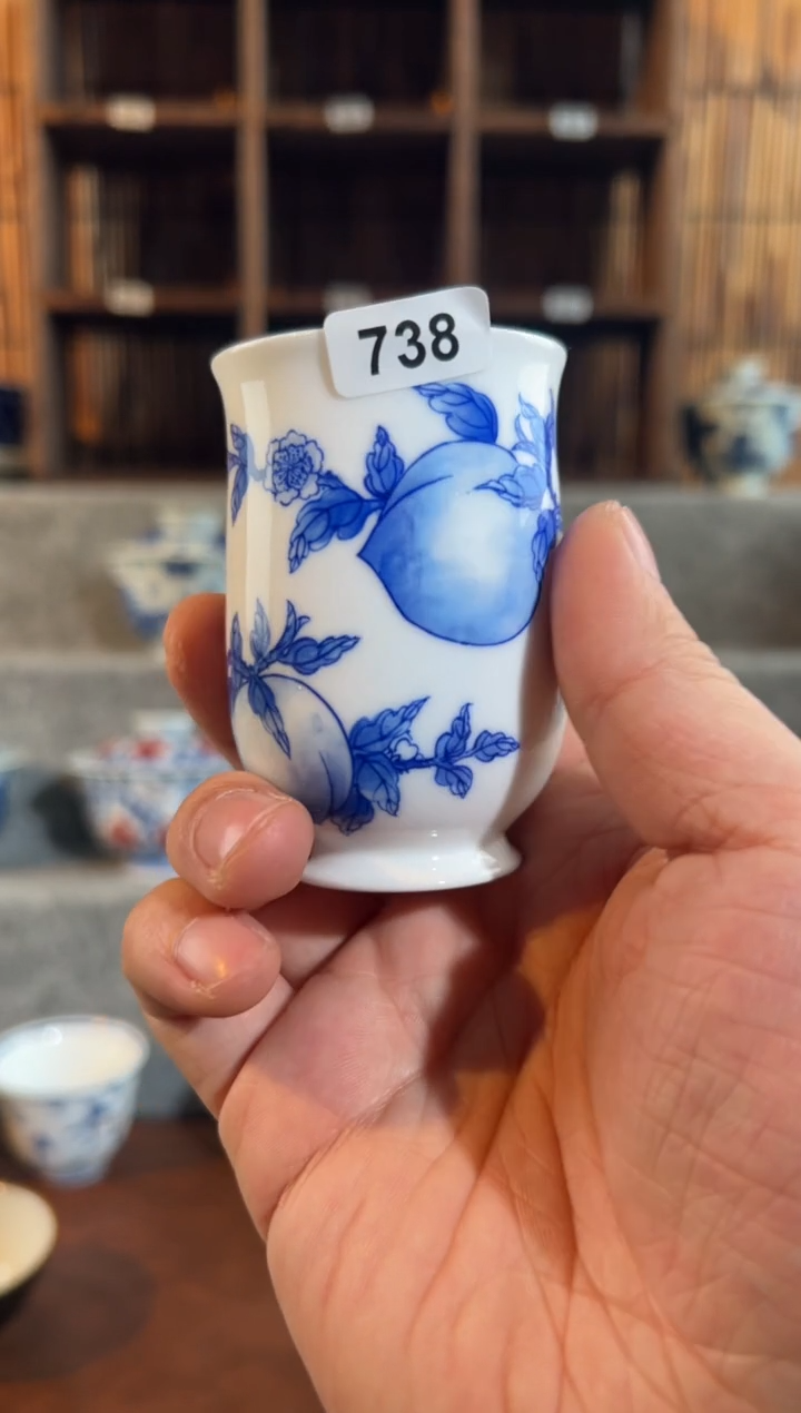 【闪购商品】738天禄言瓷手绘茶器天花板