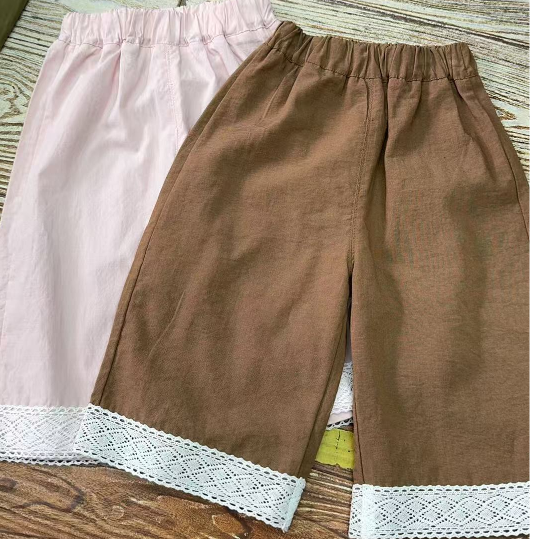 8479棉布裤夏款裤子女童洋气时尚宝宝