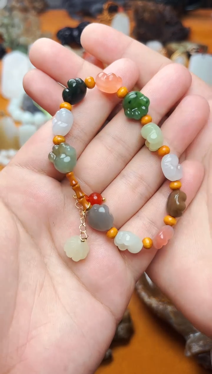 【闪购商品】和田玉手串未镶嵌猫爪